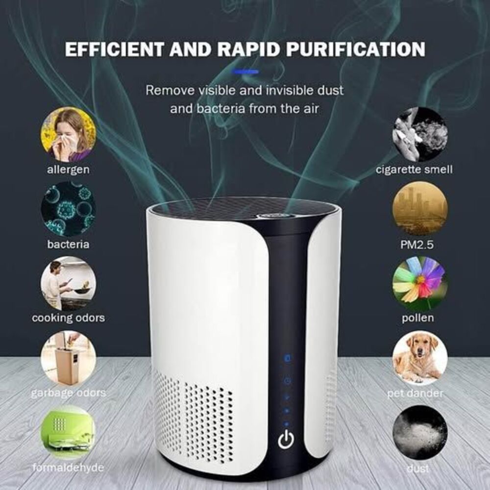 HIMOX HEPA Air Purifiers for Bedroom, Allergies, Pet Hair, H13 HEPA Filter, Acti